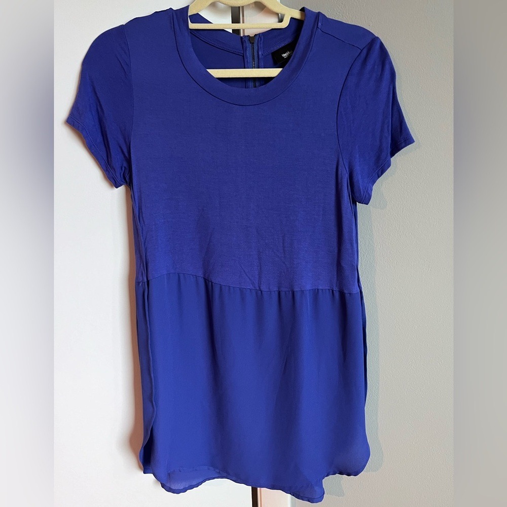 Mossimo Women's royal‎ blue top, size XS